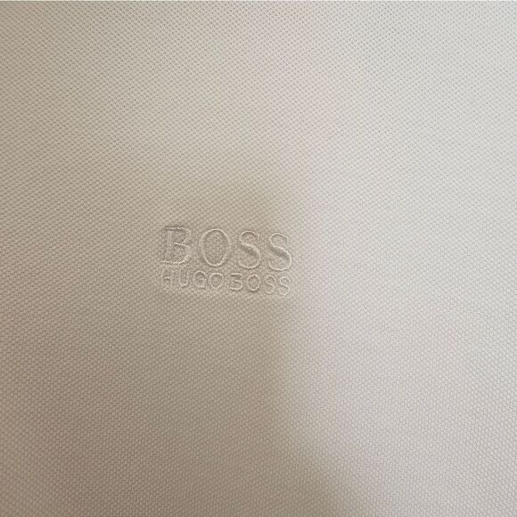 Hugo Boss Mens White Polo Size Large - Picture 3 of 6